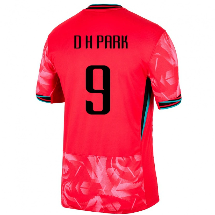 Danxen Mann Sør-Korea Do-Hyeon Park #9 Rød Hjemmetrøye Drakt Trøye 24-26 Skjorter T-Skjorte