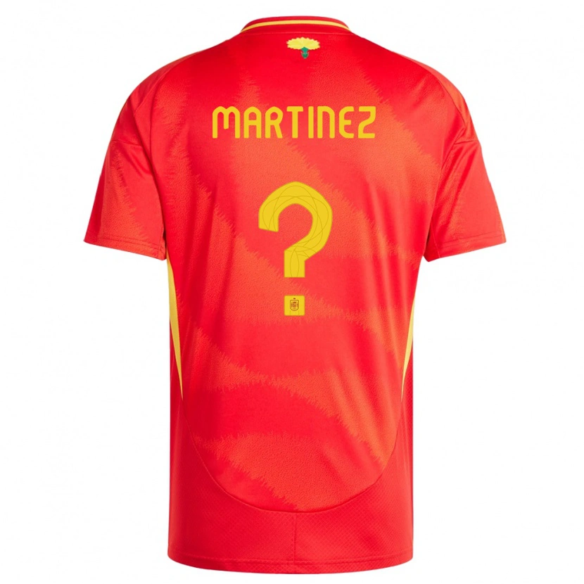 Danxen Mann Spania Marc Martinez #0 Rød Hjemmetrøye Drakt Trøye 24-26 Skjorter T-Skjorte