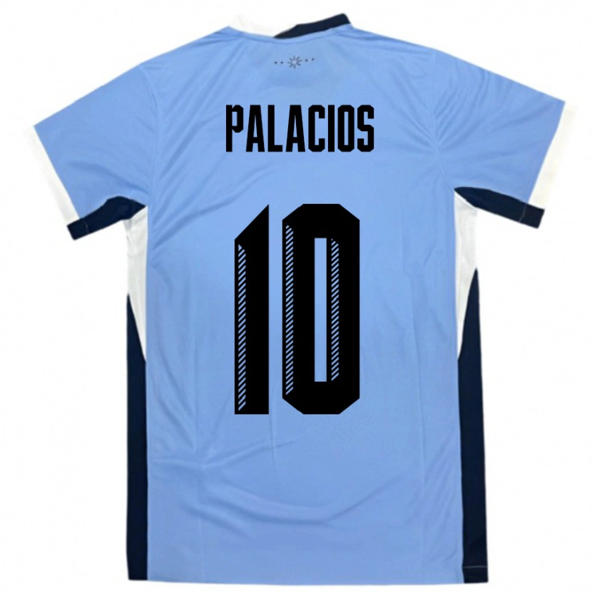Danxen Mann Uruguay Tiago Palacios #10 Hvit Svart Hjemmetrøye Drakt Trøye 24-26 Skjorter T-Skjorte
