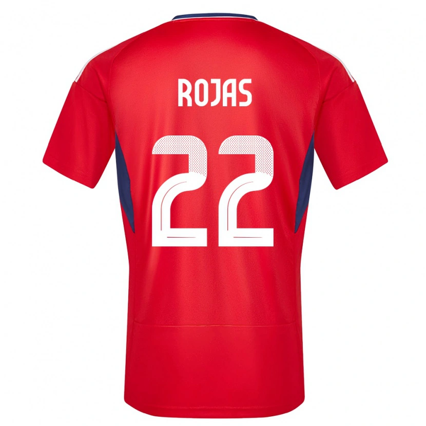 Danxen Mann Costa Rica Andy Rojas #22 Rød Hjemmetrøye Drakt Trøye 24-26 Skjorter T-Skjorte