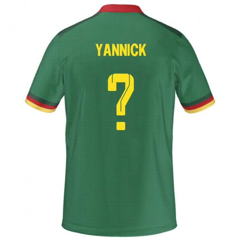 Danxen Mann Kamerun Noah Yannick #0 Grønn Hjemmetrøye Drakt Trøye 24-26 Skjorter T-Skjorte