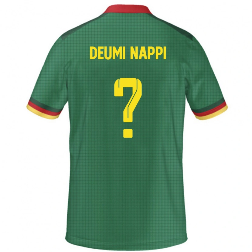 Danxen Mann Kamerun Dimitrie Deumi-Nappi #0 Grønn Hjemmetrøye Drakt Trøye 24-26 Skjorter T-Skjorte