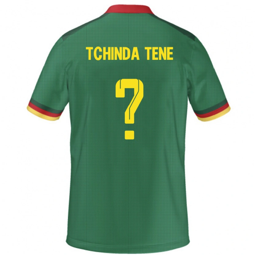 Danxen Mann Kamerun Joseph Tchinda Tene #0 Grønn Hjemmetrøye Drakt Trøye 24-26 Skjorter T-Skjorte