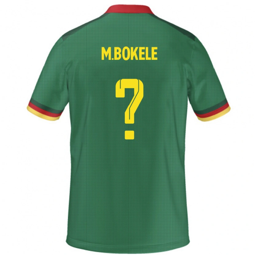 Danxen Mann Kamerun Morgan Bokele #0 Grønn Hjemmetrøye Drakt Trøye 24-26 Skjorter T-Skjorte