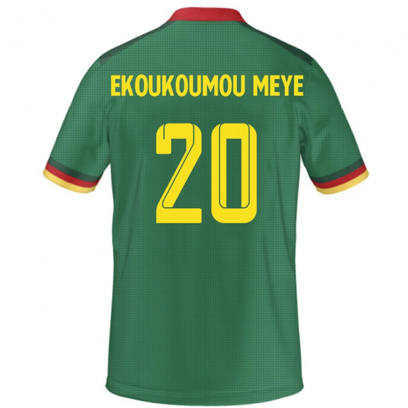Danxen Mann Kamerun Ivan Donald Ekoukoumou Meye #20 Grønn Hjemmetrøye Drakt Trøye 24-26 Skjorter T-Skjorte