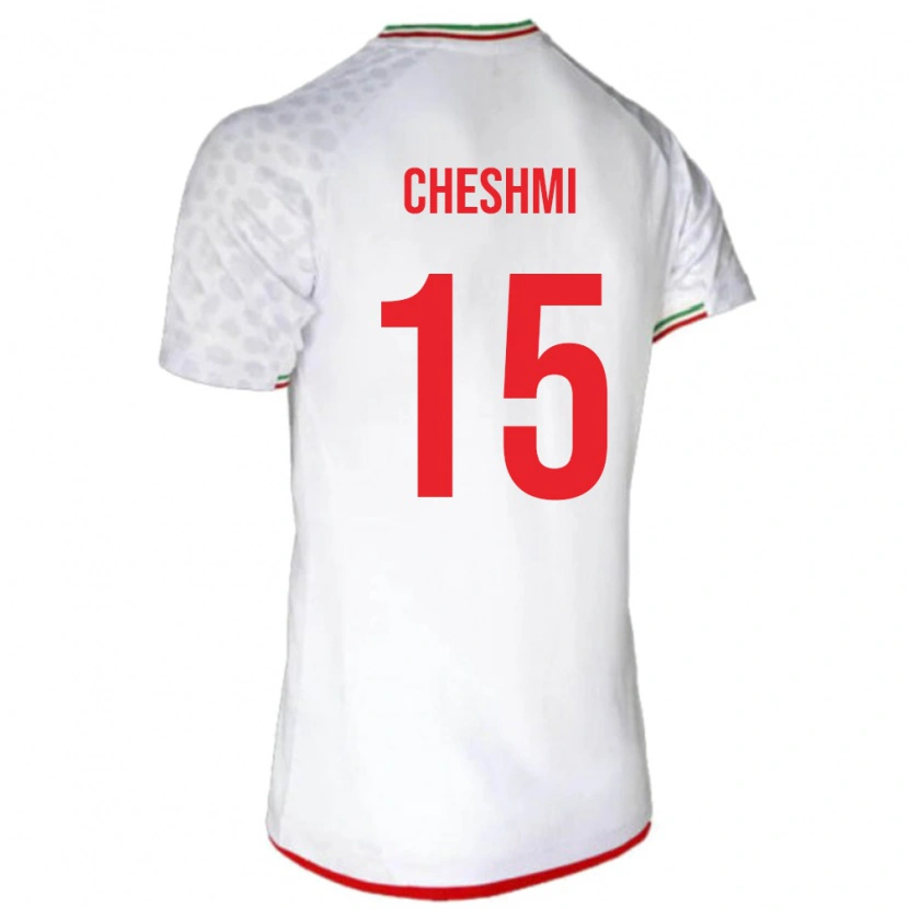 Danxen Mann Iran Roozbeh Cheshmi #15 Hvit Hjemmetrøye Drakt Trøye 24-26 Skjorter T-Skjorte