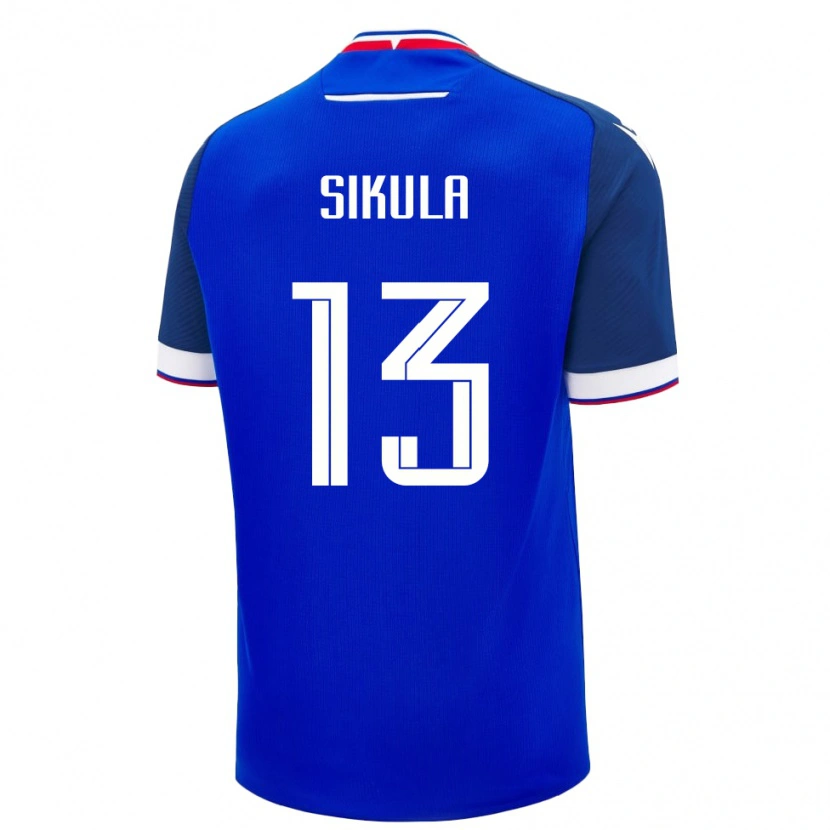 Danxen Mann Slovakia Nicolas Sikula #13 Blå Hjemmetrøye Drakt Trøye 24-26 Skjorter T-Skjorte