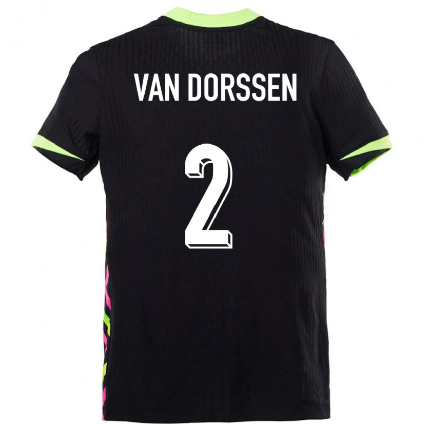 Danxen Mann Australia Ben Van Dorssen #2 Mørkeblå Bortetrøye Drakt Trøye 24-26 Skjorter T-Skjorte