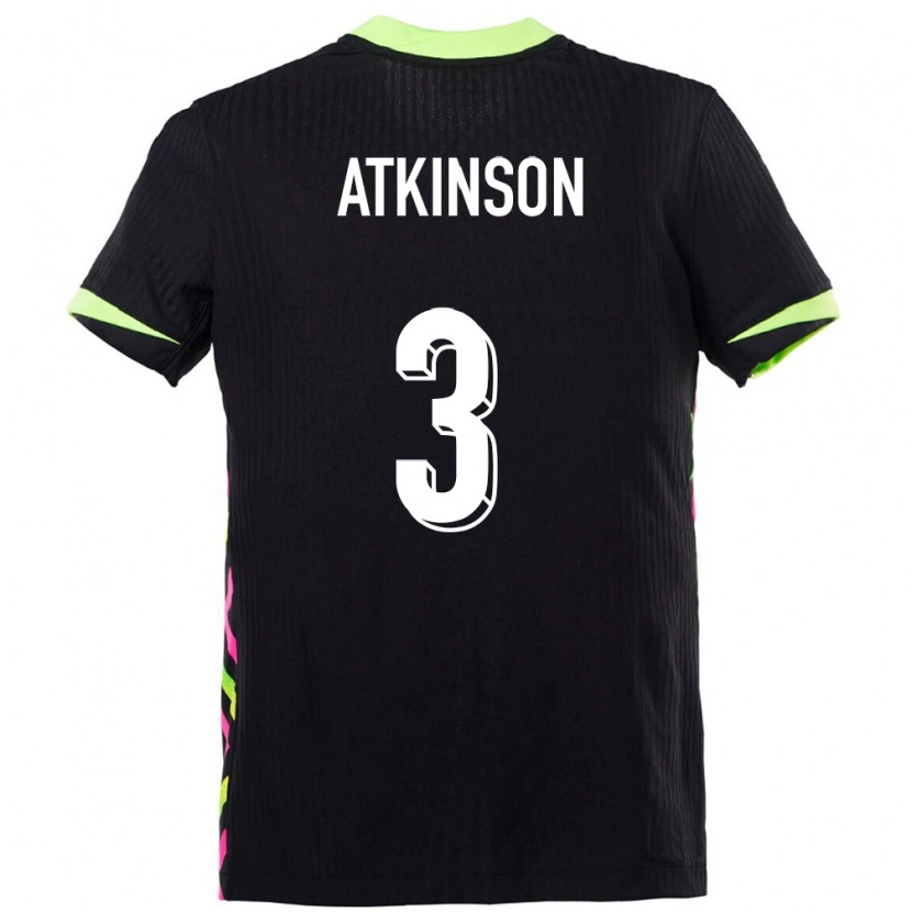 Danxen Mann Australia Nathaniel Atkinson #3 Mørkeblå Bortetrøye Drakt Trøye 24-26 Skjorter T-Skjorte