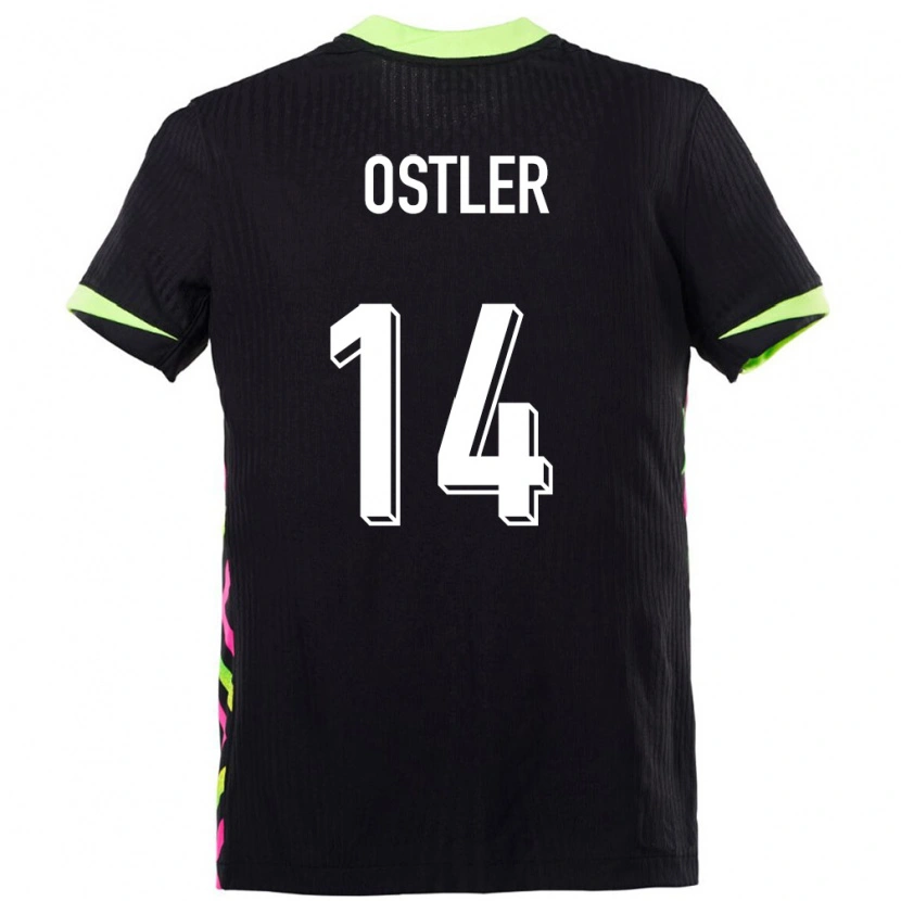 Danxen Mann Australia Trent Ostler #14 Mørkeblå Bortetrøye Drakt Trøye 24-26 Skjorter T-Skjorte