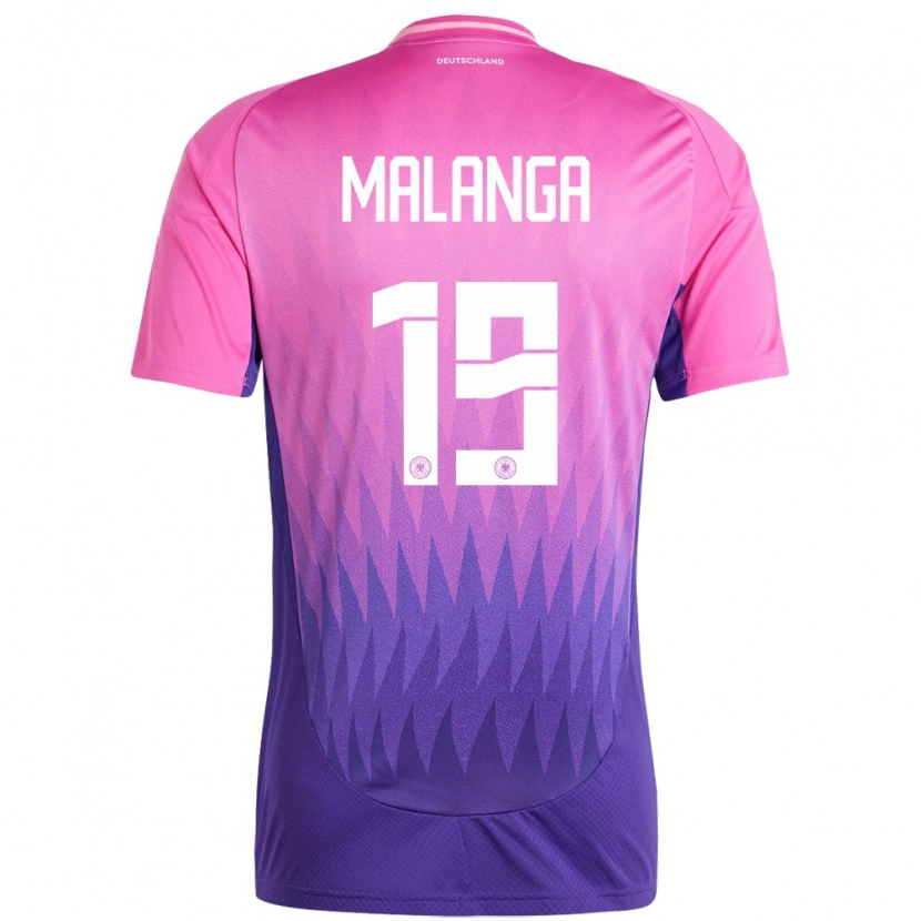 Danxen Mann Tyskland Jarzinho Malanga #19 Rosa Lilla Bortetrøye Drakt Trøye 24-26 Skjorter T-Skjorte