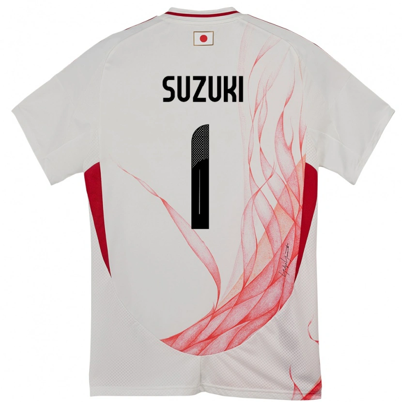 Danxen Mann Japan Zion Suzuki #1 Hvit Bortetrøye Drakt Trøye 24-26 Skjorter T-Skjorte