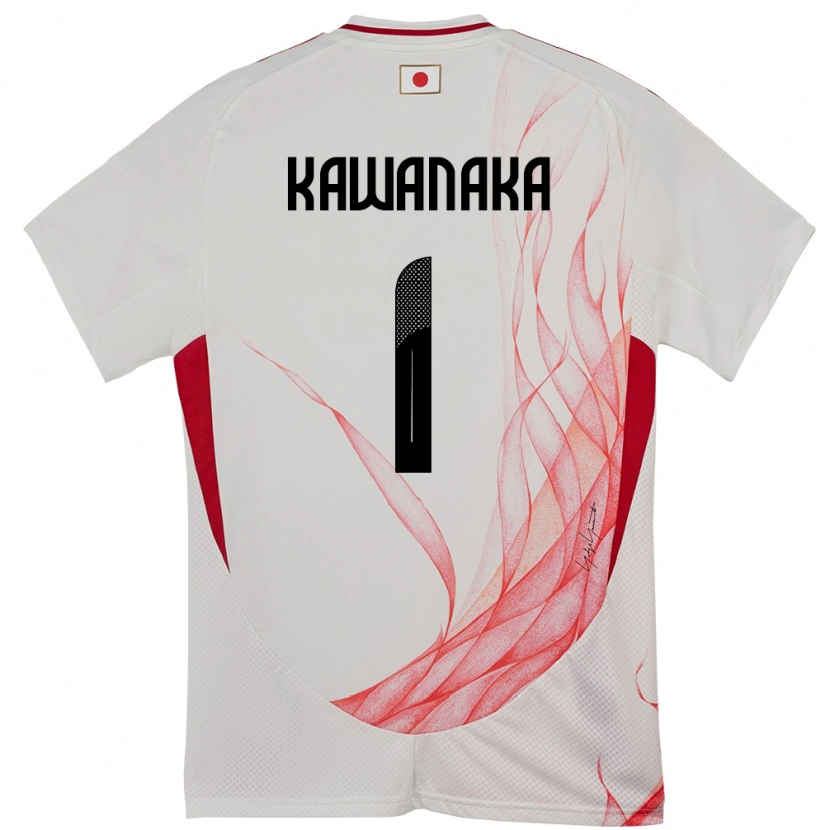 Danxen Mann Japan Aoto Kawanaka #1 Hvit Bortetrøye Drakt Trøye 24-26 Skjorter T-Skjorte