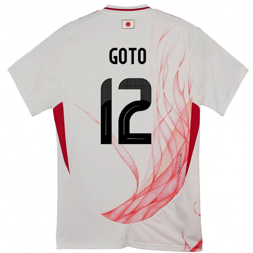 Danxen Mann Japan Wataru Goto #12 Hvit Bortetrøye Drakt Trøye 24-26 Skjorter T-Skjorte