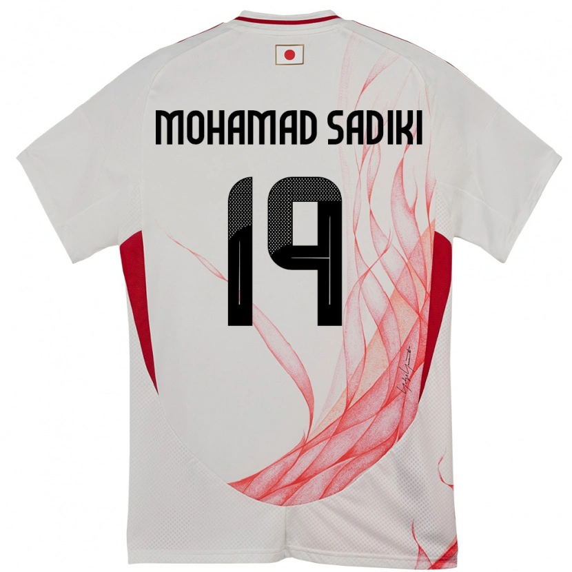 Danxen Mann Japan Mohamad Sadiki Wade #19 Hvit Bortetrøye Drakt Trøye 24-26 Skjorter T-Skjorte