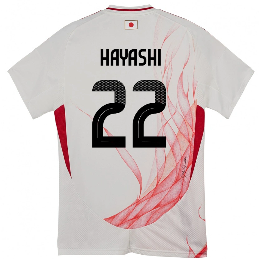 Danxen Mann Japan Sotaro Hayashi #22 Hvit Bortetrøye Drakt Trøye 24-26 Skjorter T-Skjorte