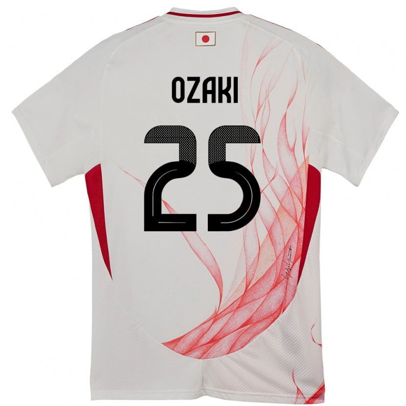 Danxen Mann Japan Kairu Ozaki #25 Hvit Bortetrøye Drakt Trøye 24-26 Skjorter T-Skjorte