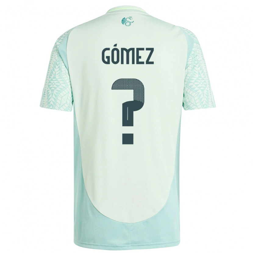 Danxen Mann Mexico Xavier Gómez #0 Lin Grønn Bortetrøye Drakt Trøye 24-26 Skjorter T-Skjorte