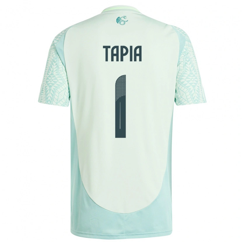 Danxen Mann Mexico Fernando Tapia #1 Lin Grønn Bortetrøye Drakt Trøye 24-26 Skjorter T-Skjorte