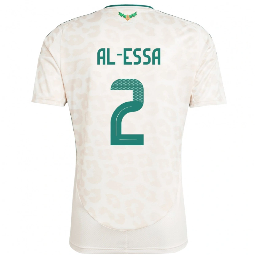 Danxen Mann Saudi-Arabia Sultan Al-Essa #2 Hvit Bortetrøye Drakt Trøye 24-26 Skjorter T-Skjorte