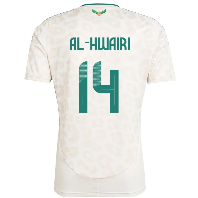 Danxen Mann Saudi-Arabia Nawaf Al-Hwairi #14 Hvit Bortetrøye Drakt Trøye 24-26 Skjorter T-Skjorte
