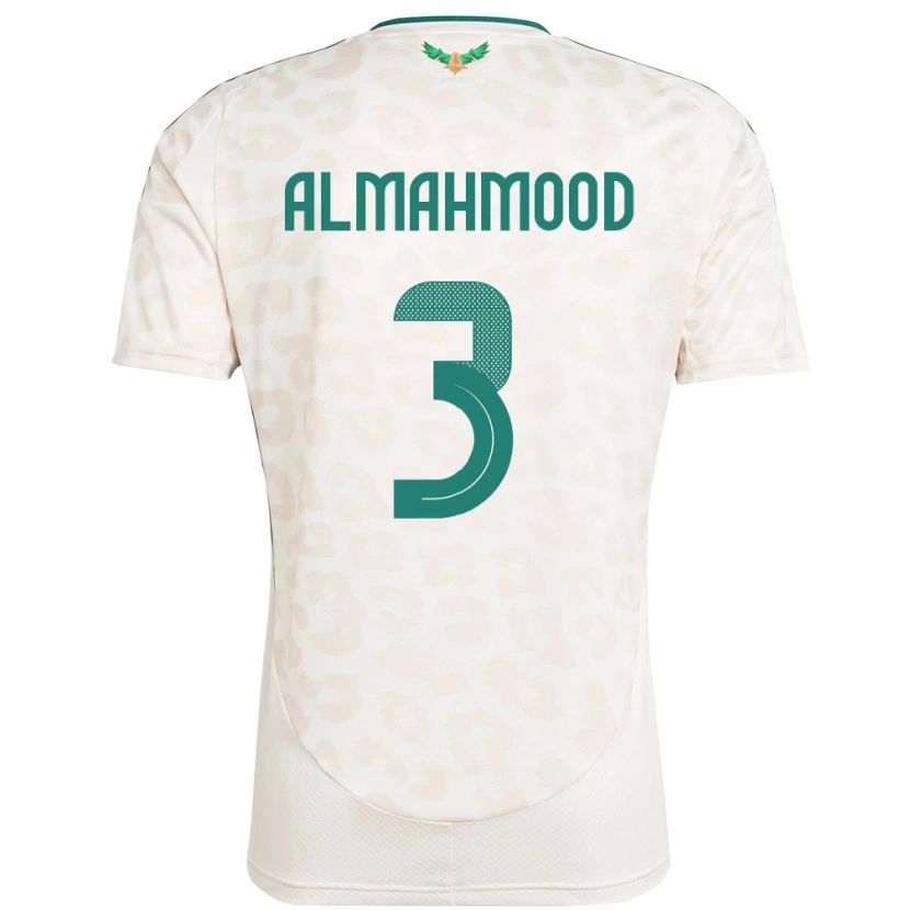 Danxen Mann Saudi-Arabia Mohammed Almahmood #3 Hvit Bortetrøye Drakt Trøye 24-26 Skjorter T-Skjorte