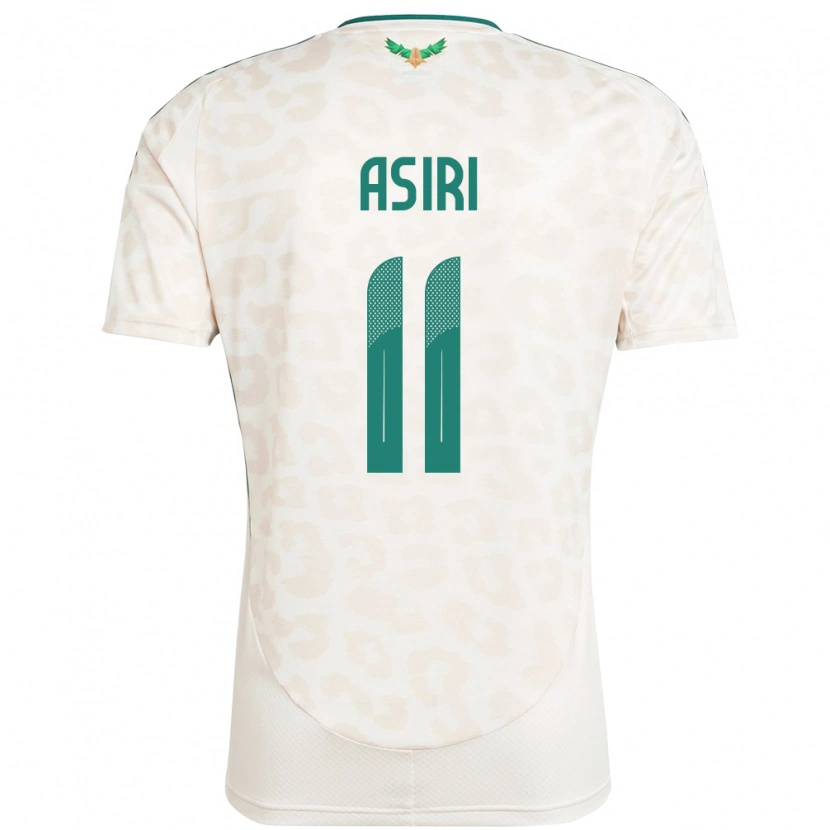 Danxen Mann Saudi-Arabia Haitham Asiri #11 Hvit Bortetrøye Drakt Trøye 24-26 Skjorter T-Skjorte