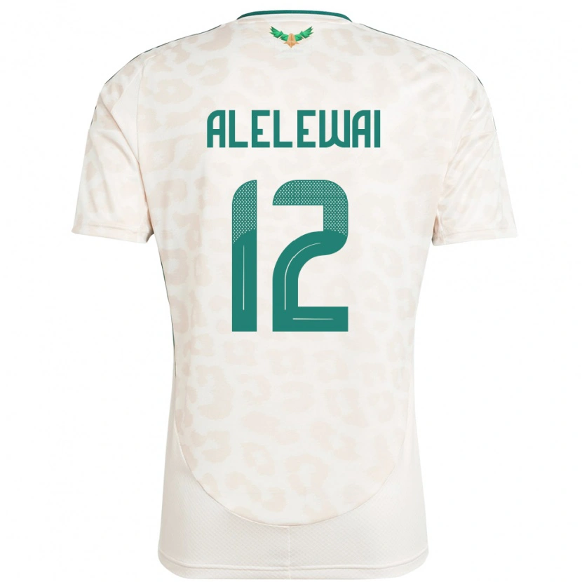 Danxen Mann Saudi-Arabia Abdulaziz Alelewai #12 Hvit Bortetrøye Drakt Trøye 24-26 Skjorter T-Skjorte