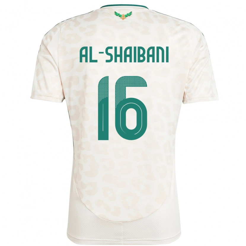 Danxen Mann Saudi-Arabia Asrar Al Shaibani #16 Hvit Bortetrøye Drakt Trøye 24-26 Skjorter T-Skjorte