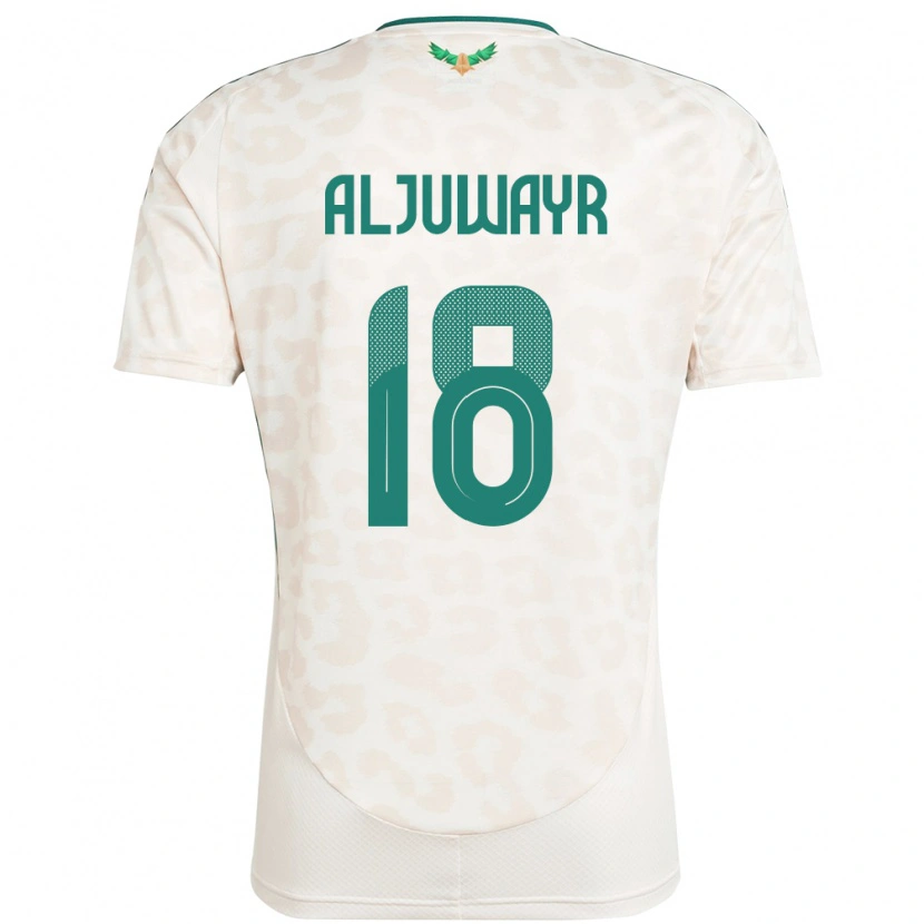 Danxen Mann Saudi-Arabia Musab Aljuwayr #18 Hvit Bortetrøye Drakt Trøye 24-26 Skjorter T-Skjorte