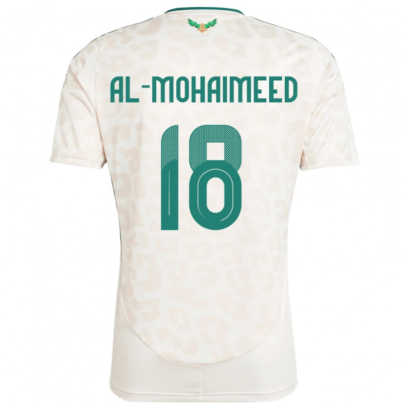 Danxen Mann Saudi-Arabia Samer Al Mohaimeed #18 Hvit Bortetrøye Drakt Trøye 24-26 Skjorter T-Skjorte