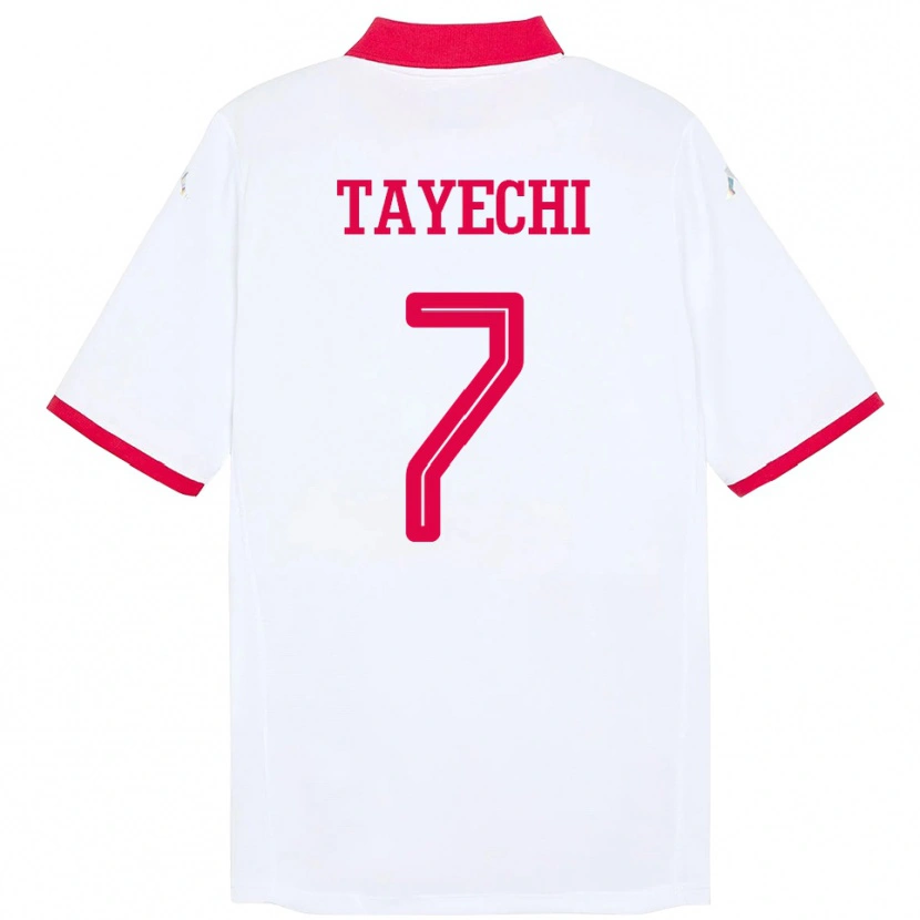 Danxen Mann Tunisia Fedi Tayechi #7 Hvit Bortetrøye Drakt Trøye 24-26 Skjorter T-Skjorte