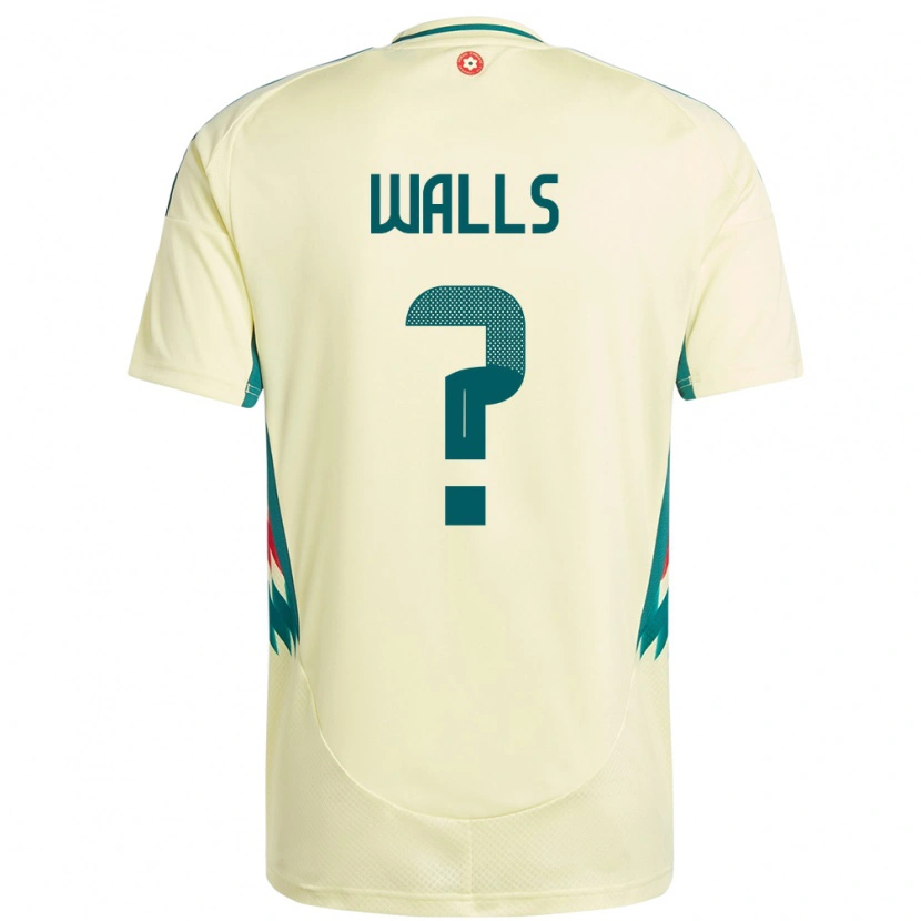 Danxen Mann Wales Archie Walls #0 Beige Gul Bortetrøye Drakt Trøye 24-26 Skjorter T-Skjorte
