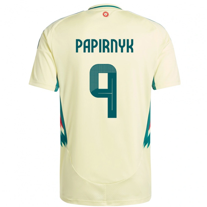 Danxen Mann Wales Leo Papirnyk #9 Beige Gul Bortetrøye Drakt Trøye 24-26 Skjorter T-Skjorte