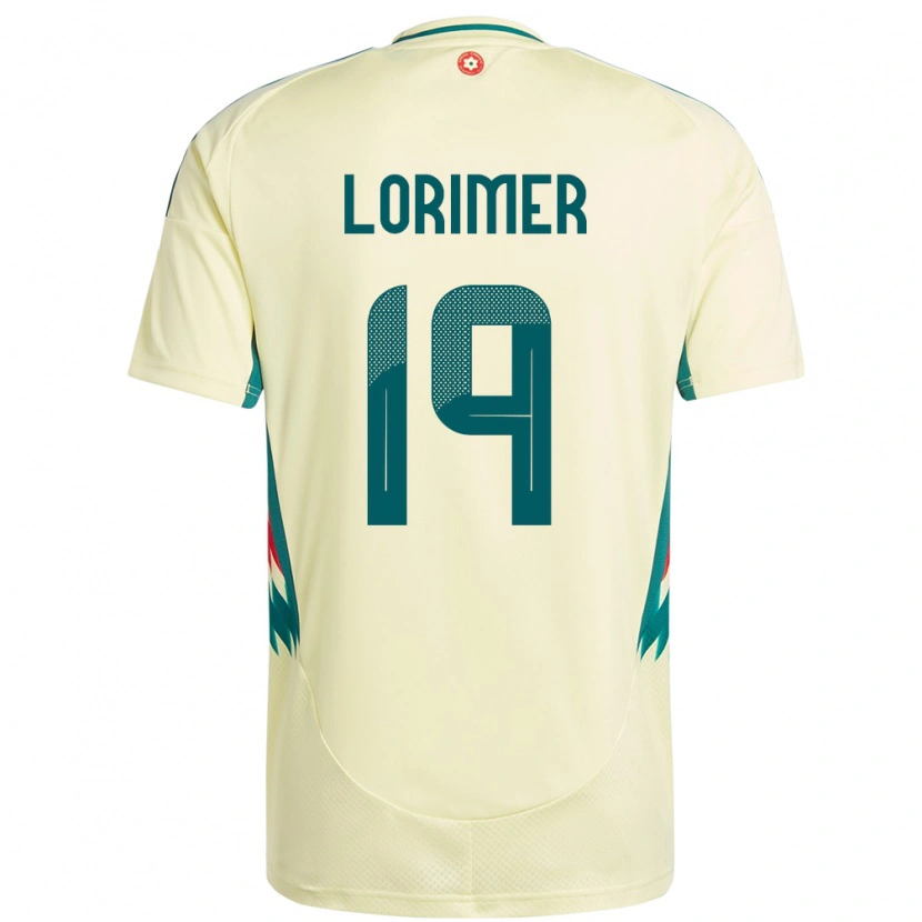 Danxen Mann Wales Archie Lorimer #19 Beige Gul Bortetrøye Drakt Trøye 24-26 Skjorter T-Skjorte