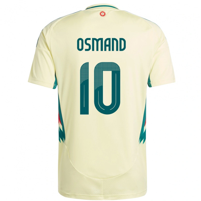 Danxen Mann Wales Callum Osmand #10 Beige Gul Bortetrøye Drakt Trøye 24-26 Skjorter T-Skjorte