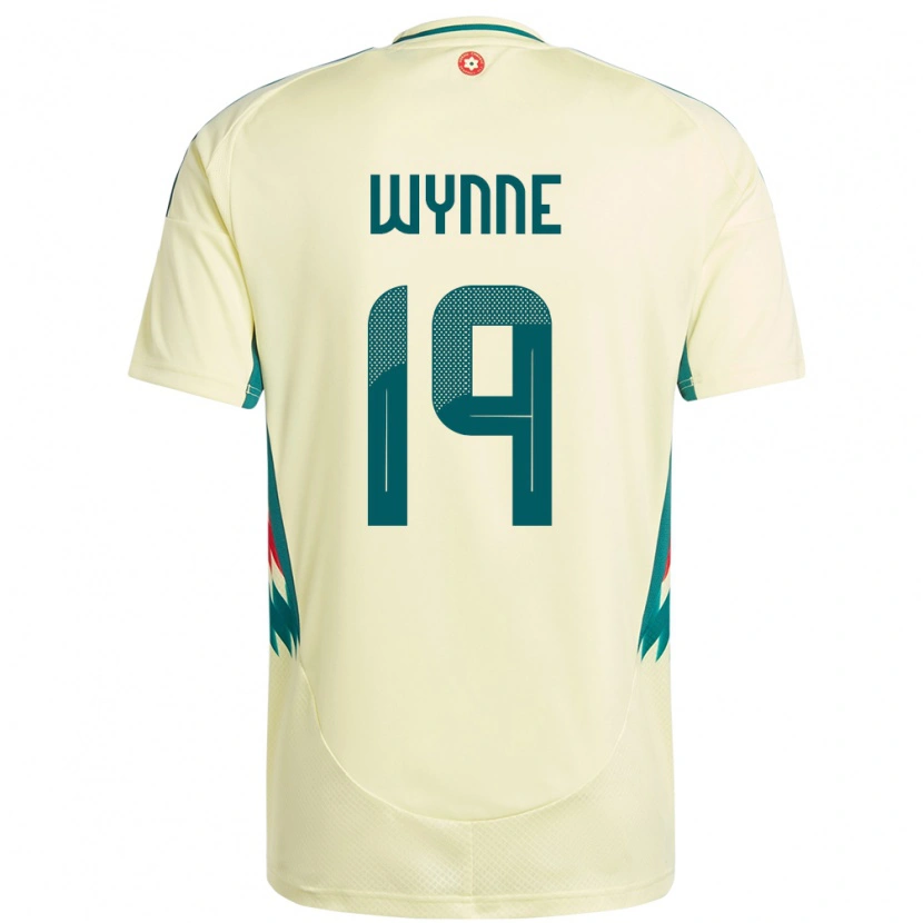 Danxen Mann Wales Megan Wynne #19 Beige Gul Bortetrøye Drakt Trøye 24-26 Skjorter T-Skjorte