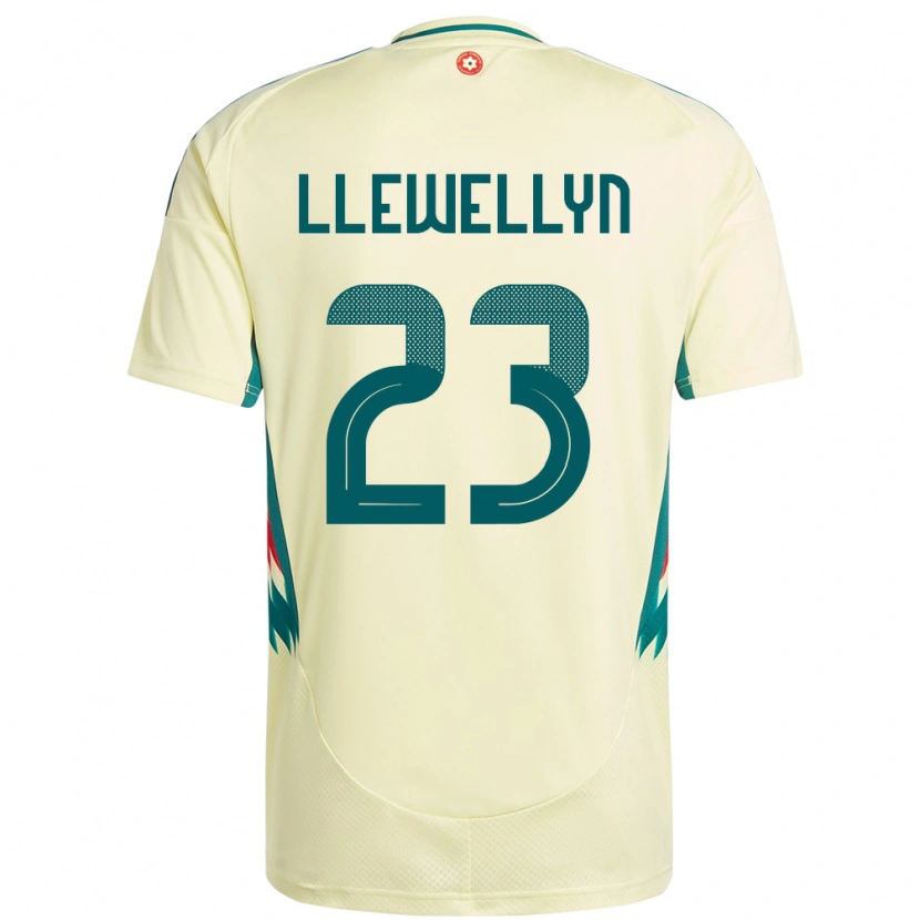 Danxen Mann Wales Ffion Llewellyn #23 Beige Gul Bortetrøye Drakt Trøye 24-26 Skjorter T-Skjorte