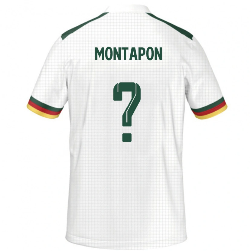 Danxen Mann Kamerun Fadil Montapon #0 Hvit Bortetrøye Drakt Trøye 24-26 Skjorter T-Skjorte