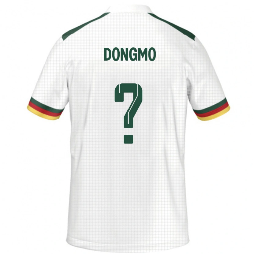 Danxen Mann Kamerun Fabien Dongmo #0 Hvit Bortetrøye Drakt Trøye 24-26 Skjorter T-Skjorte