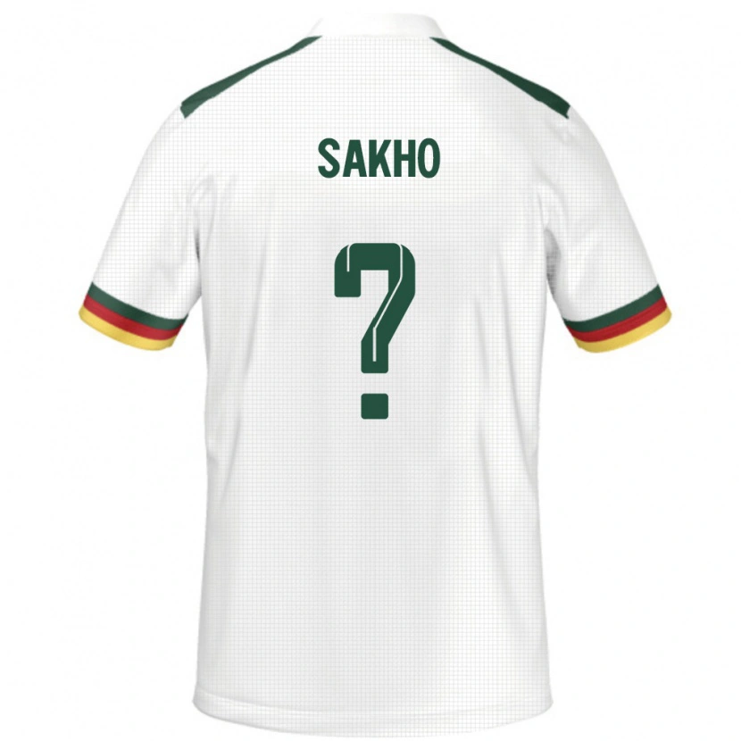Danxen Mann Kamerun Tyrone Sakho #0 Hvit Bortetrøye Drakt Trøye 24-26 Skjorter T-Skjorte