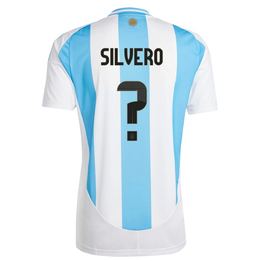 Danxen Dame Argentina Thiago Silvero #0 Hvit Blå Hjemmetrøye Drakt Trøye 24-26 Skjorter T-Skjorte
