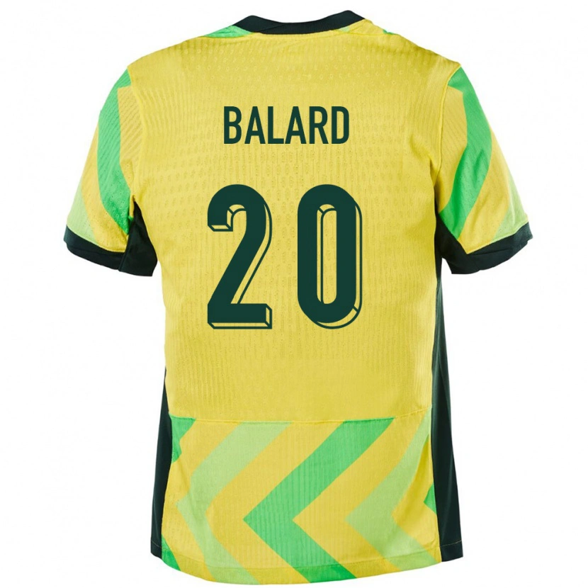 Danxen Dame Australia Max Balard #20 Gyllen Hjemmetrøye Drakt Trøye 24-26 Skjorter T-Skjorte