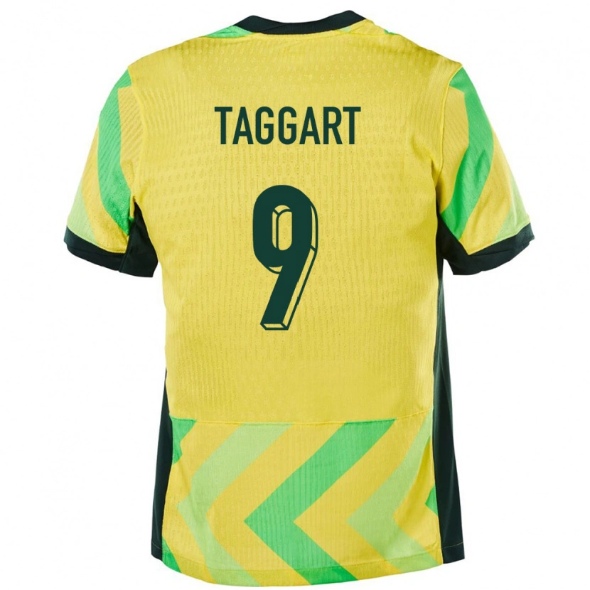 Danxen Dame Australia Adam Taggart #9 Gyllen Hjemmetrøye Drakt Trøye 24-26 Skjorter T-Skjorte