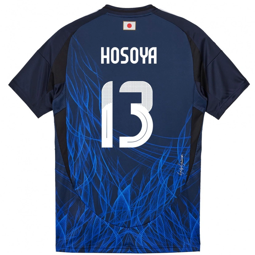 Danxen Dame Japan Mao Hosoya #13 Mørkeblå Hjemmetrøye Drakt Trøye 24-26 Skjorter T-Skjorte
