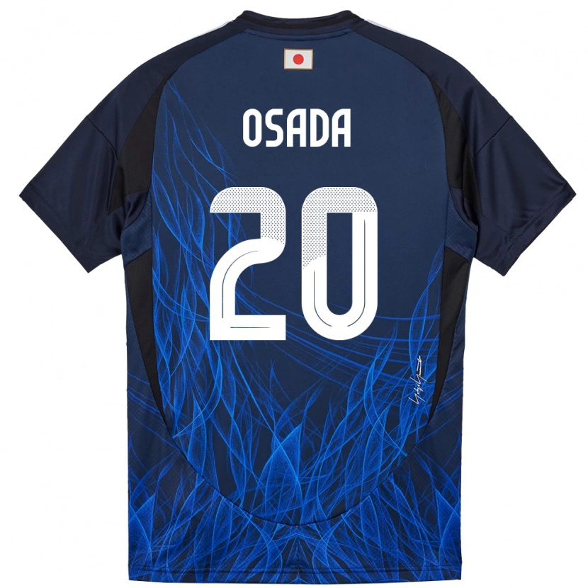 Danxen Dame Japan Towa Osada #20 Mørkeblå Hjemmetrøye Drakt Trøye 24-26 Skjorter T-Skjorte