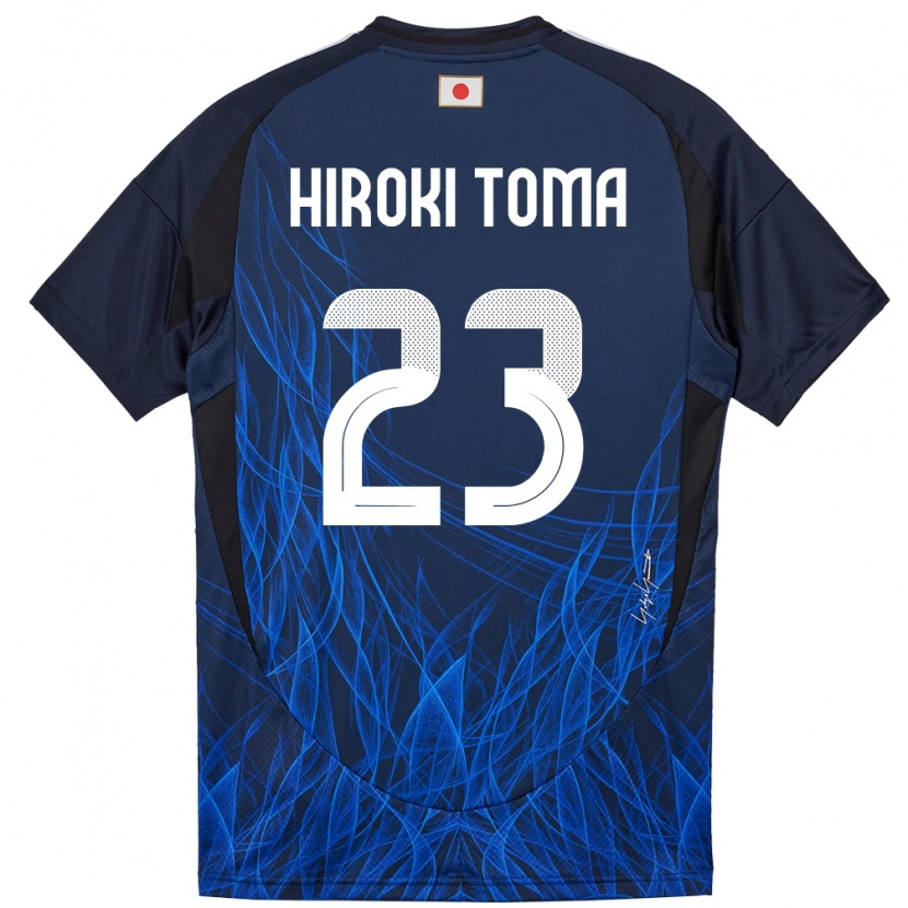 Danxen Dame Japan Otavio Hiroki Toma #23 Mørkeblå Hjemmetrøye Drakt Trøye 24-26 Skjorter T-Skjorte