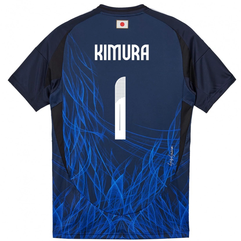 Danxen Dame Japan Ryoya Kimura #1 Mørkeblå Hjemmetrøye Drakt Trøye 24-26 Skjorter T-Skjorte