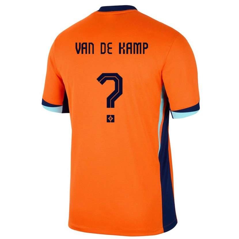 Danxen Dame Nederland Jochem Ritmeester Van De Kamp #0 Oransje Hjemmetrøye Drakt Trøye 24-26 Skjorter T-Skjorte