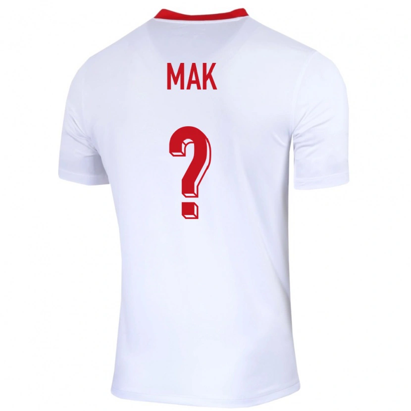 Danxen Dame Polen Igor Mak #0 Hvit Hjemmetrøye Drakt Trøye 24-26 Skjorter T-Skjorte